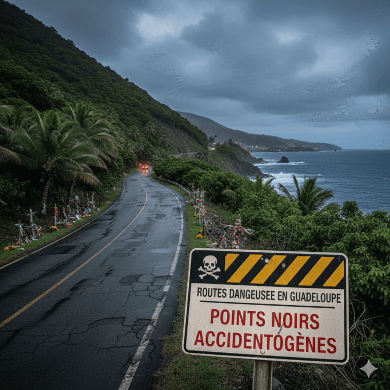 Routes dangereuses en Guadeloupe
